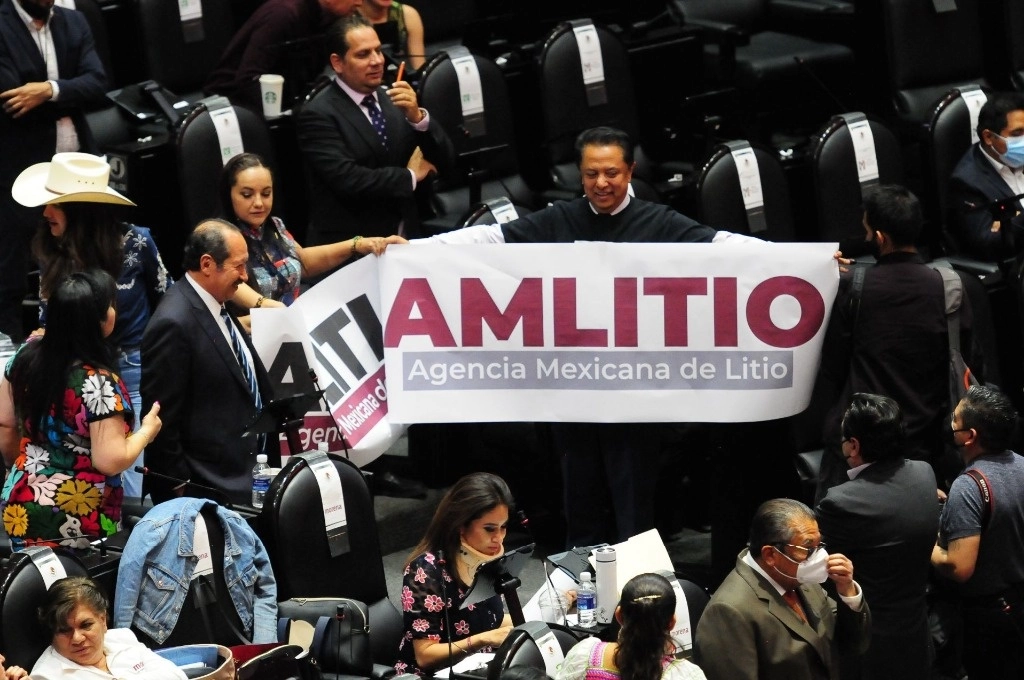 Sesión ordinaria en la Cámara de Diputados donde se discutió la aprobación de la Ley Minera en 2022. Foto Cuartoscuro / Archivo   