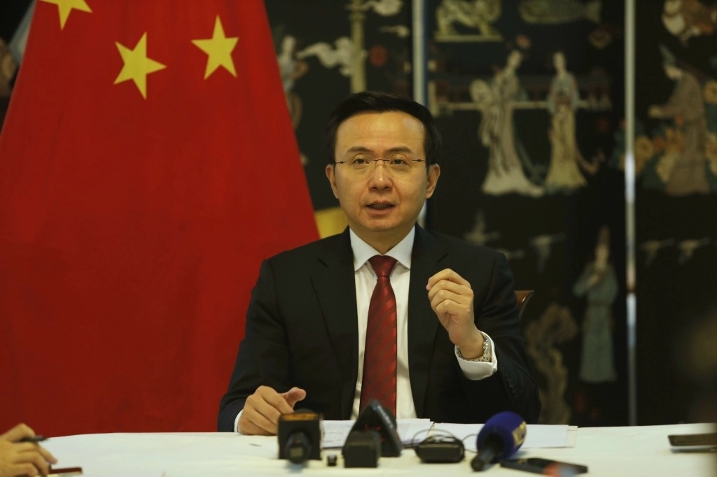 Zhang Run, embajador extraordinario y plenipotenciario de la República Popular China en México, en la Ciudad de México, el 25 de julio de 2024. Foto Jorge Ángel Pablo García