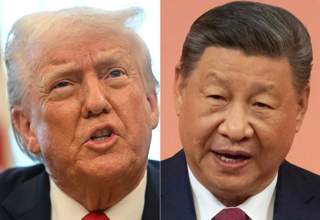 El presidente de Estados Unidos, Donald Trump, y el mandatario chino, Xi Jinping, en imágenes de archivo. Foto Afp