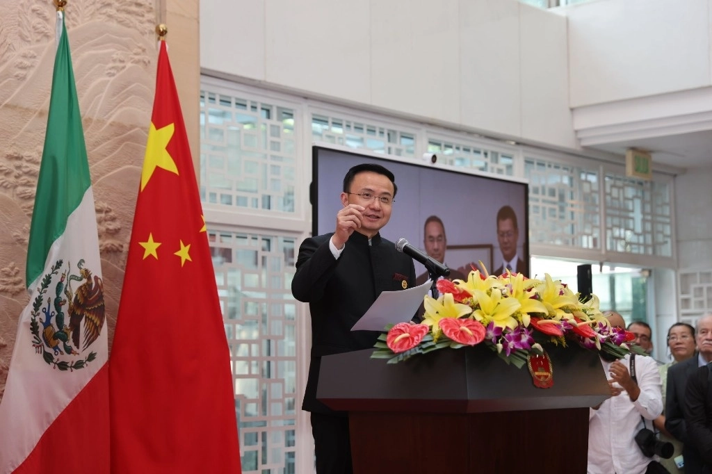 Zhang Run, embajador de China en México. Foto Tomada de X @EmbChinaMex 