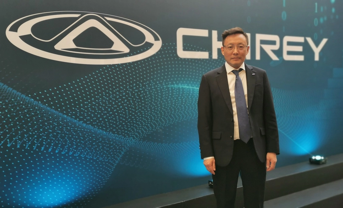Bryan Wu, vicepresidente ejecutivo de Chirey México. Foto Roberto Pérez S.