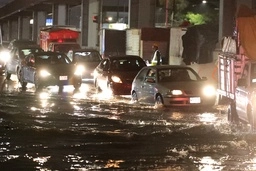 Encharcamientos por lluvias en la CDMX. Foto Roberto García Ortiz/ archivo