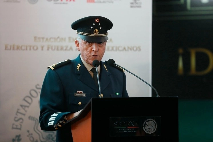 El general Salvador Cienfuegos, ex secretario de la Defensa, en imagen de 2017. Foto La Jornada / Archivo