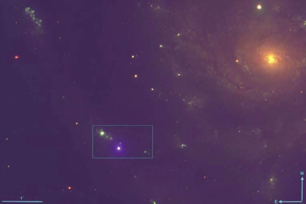 Hace unos 20 millones de años, en una galaxia no muy lejana, una gran estrella explotó y envió elementos que representan los componentes básicos de la vida a través del espacio. Foto Europa Press
