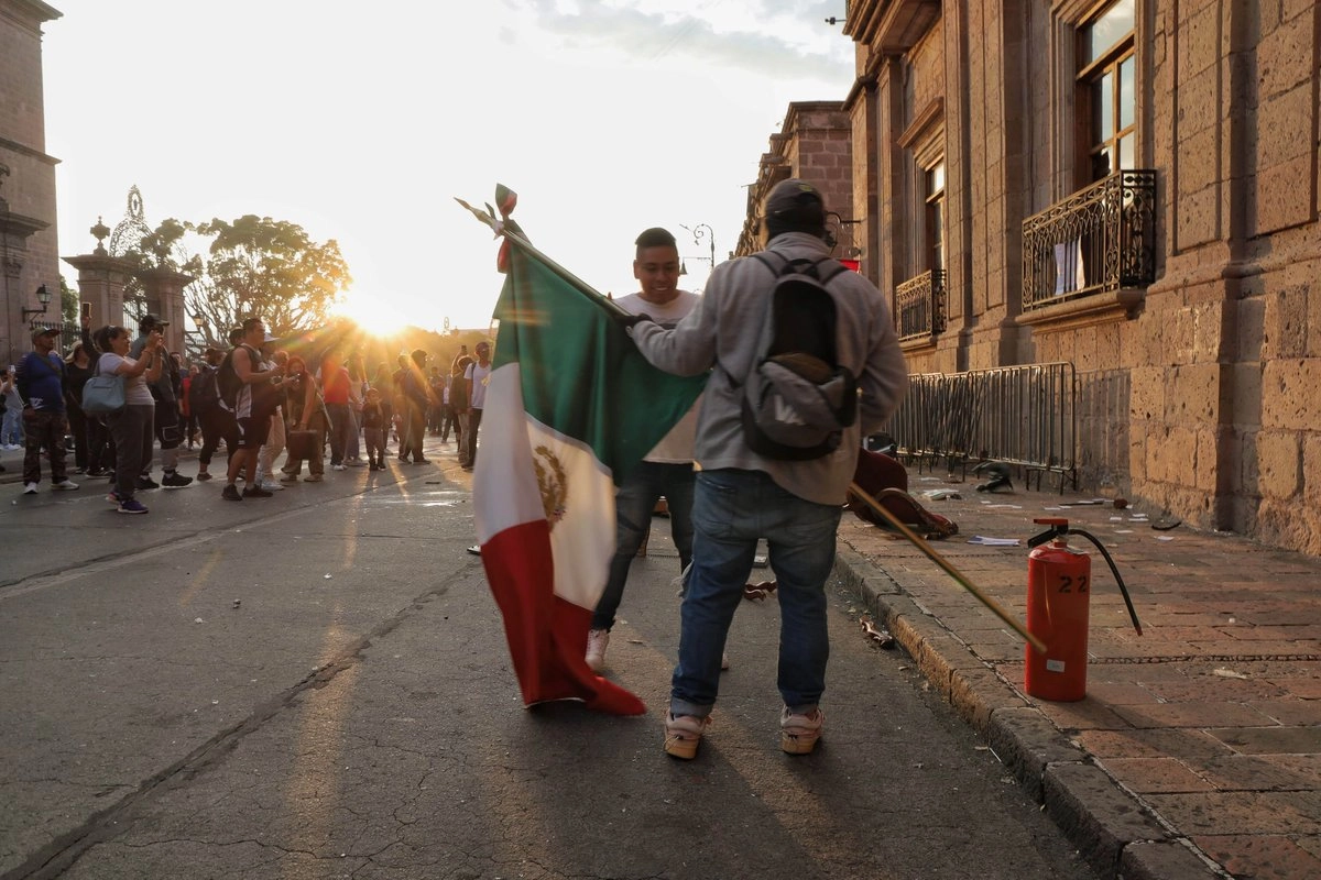 Esta es la segunda movilización en Morelia por el asesinato del alcalde de Uruapan, Carlos Manzo.