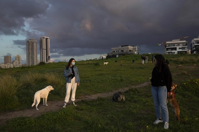 En un parque de Tel Aviv, Israel. Foto Ap 