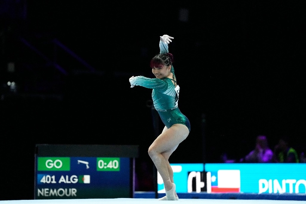 La mexicana relegó al segundo lugar a Tijana Korent, de Croacia, y al tercero a Leni Bohle, de Austria. Foto Ap 