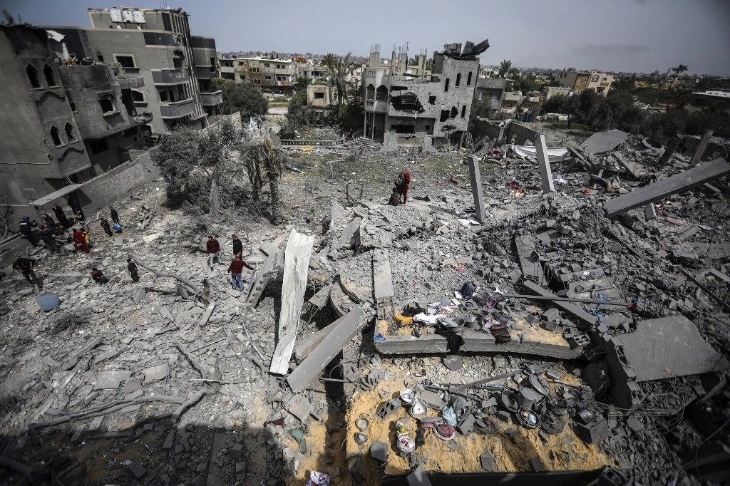 Bombardeos israelíes en Gaza mataron a 82 palestinos en las últimas 24 horas, informó el Ministerio de Salud de Hamas. Foto Ap 