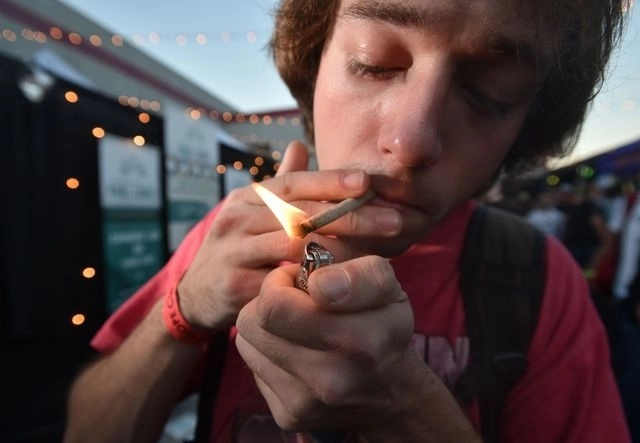 Durante una competencia de mariguana en Portland, Oregon. Foto Afp / Archivo