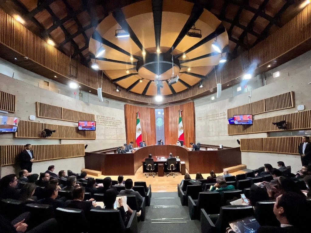 Sala de Sesiones del TEPJF en imagen de archivo. Foto Luis Castillo 