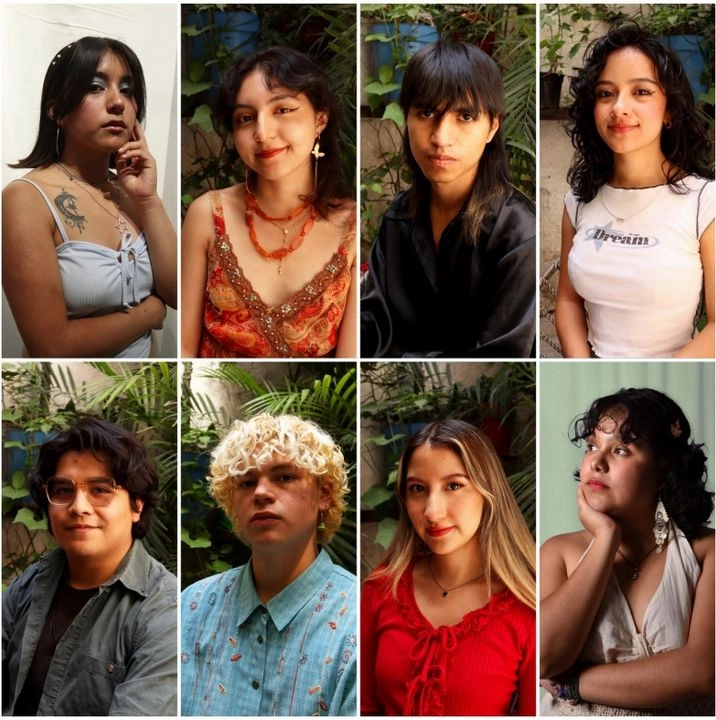 Miembros del colectivo Barrio que reúne a varios artistas. Foto