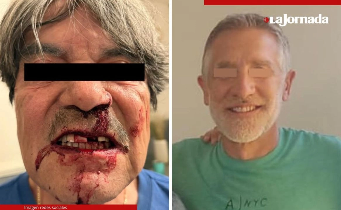 Octavio Paredes, el investigador agredido, y el ciudadano francés, Jean-Philippe N. 