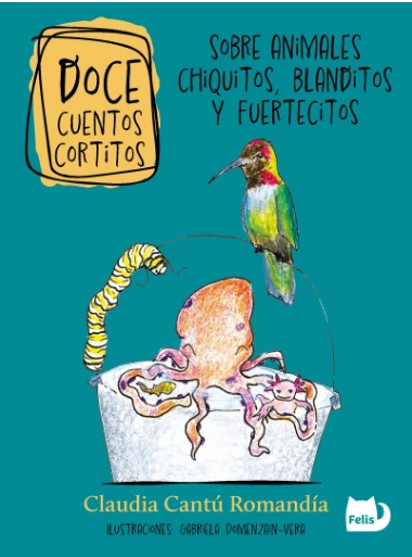 Portada del libro 'Doce cuentos cortitos' de la autora 
Claudia Cantú Romandía. Foto tomada de la editorial Gratia Ediciones