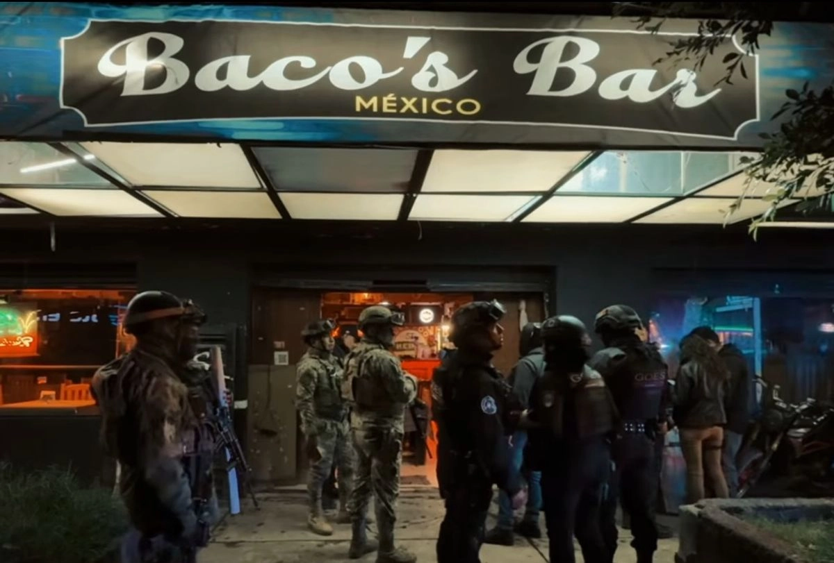 En el operativo Dionisio participan la policía municipal y la Fuerza de Tarea Marina, entre otras autoridades. Imagen tomada de video compartido en 