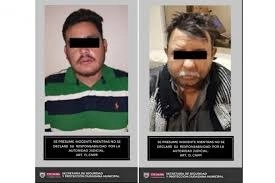 Imagen de archivo de dos detenidos en Baja California