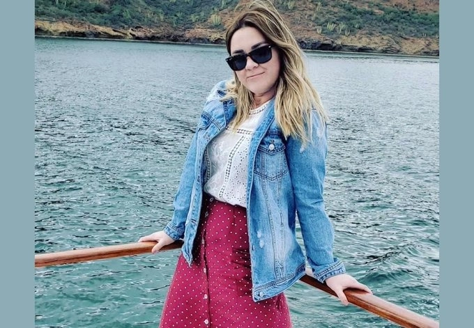 La activista, Aranza Ramos de 28 años en imagen de archivo tomada de sus redes sociales.