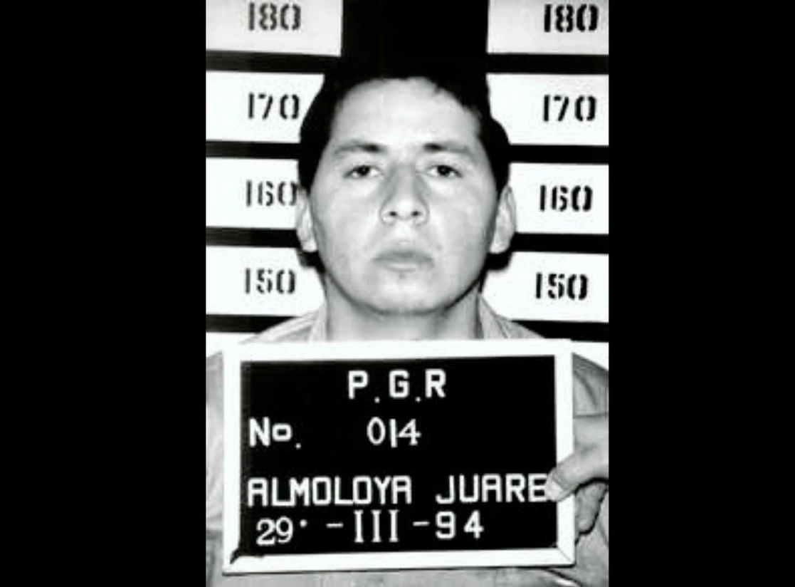 Mario Aburto Martínez durante los dictámenes periciales, el 29 de marzo de 1994. Foto 'La Jornada'