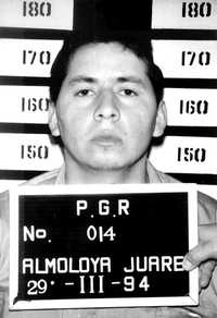 Mario Aburto Martínez, en imagen captada el 29 de marzo de 1994, durante los dictámenes periciales