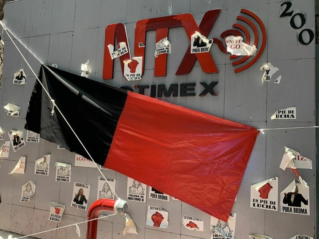 Instalaciones de la Agencia de Noticias del Estado Mexicano (Notimex) en la capital del país. Foto José Antonio López / Archivo
