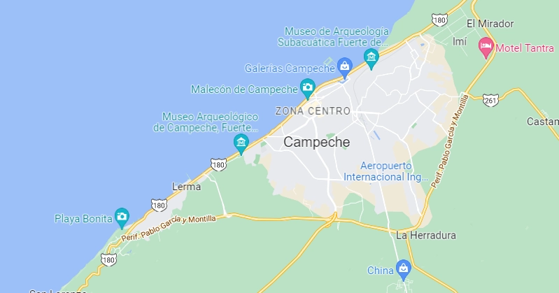 a firma británica dejará de operar el área de 734 kilómetros cuadrados en las costa de Campeche. Foto Google Maps