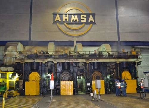 Minera del Norte subsidiaria de AHMSA en Coahuila fue tomada por los trabajadores. Foto La Jornada 