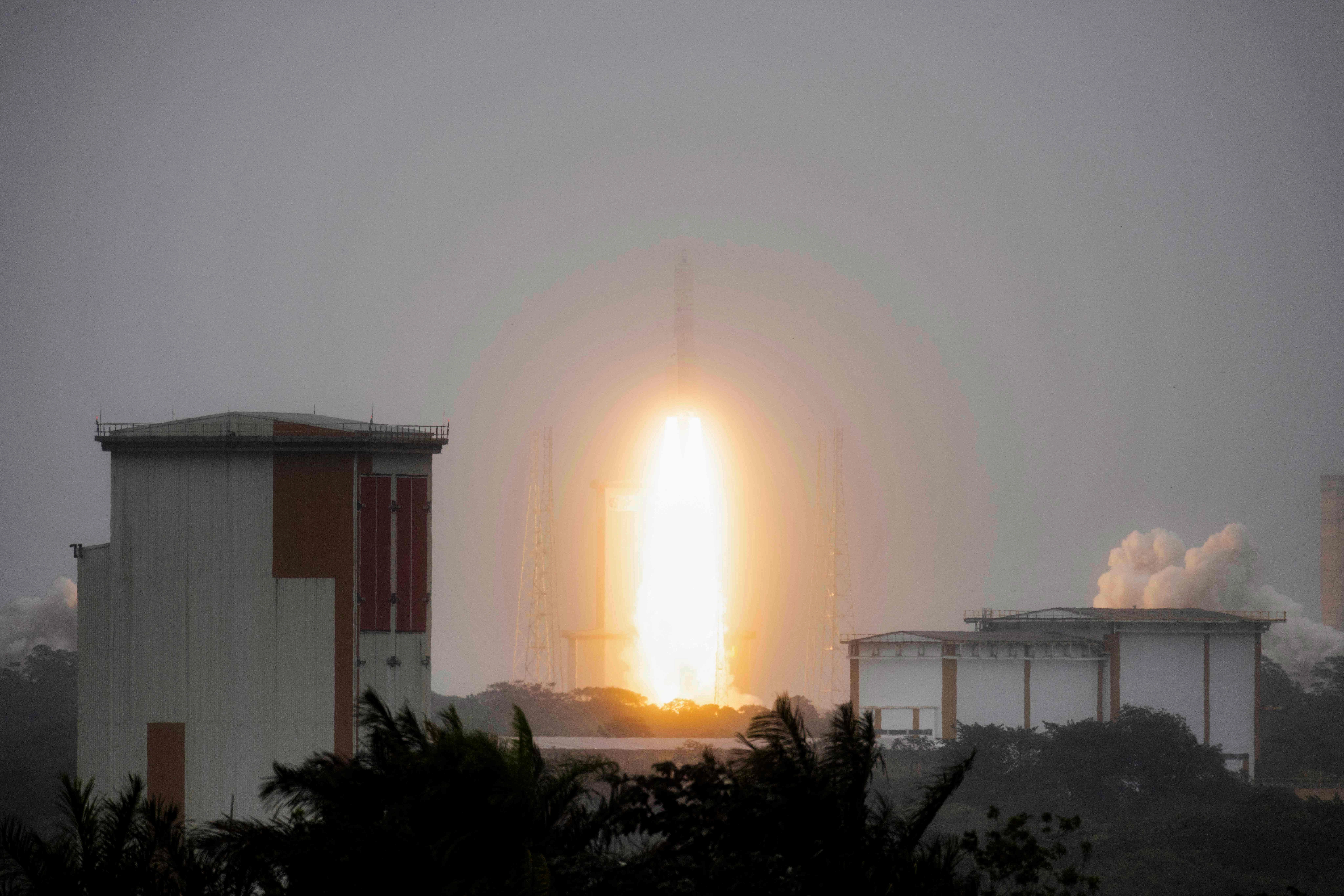 El cohete Ariane 6 fue lanzado desde Guyana Francesa el 6 de marzo de 2025. Foto 