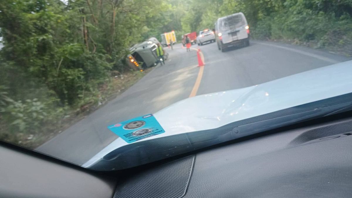 Colapsa circulación en la México-Tampico por derrame de combustible