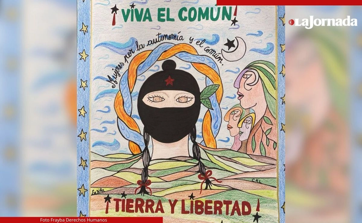 En una carta dirigida a la presidenta Claudia Sheinbaum, difundida por el Centro de Derechos Humanos Frayba, cientos de organizaciones piden detener el despojo que enfrentan comunidades zapatistas en Chiapas. Foto 