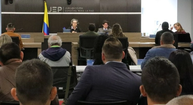 La Jurisdicción Especial para la Paz de Colombia investiga los asesinatos extrajudiciales cometidos hace una década. Foto  @JEP_Colombia