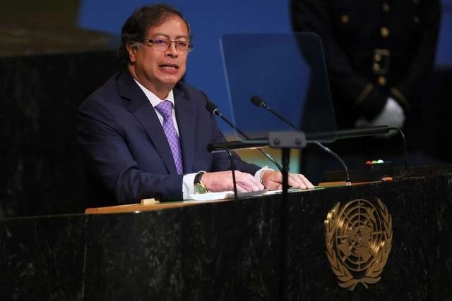 El presidente colombiano, Gustavo Petro abogó porque Cuba salga de la lista de países terroristas. Foto Afp