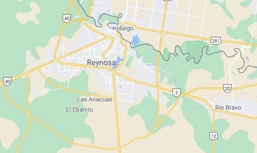 Fuentes policiales señalan que el presunto miembro del cártel del Golfo se habría ocultado en las colonias de Reynosa, Tamaulipas. Foto tomada de Google Maps