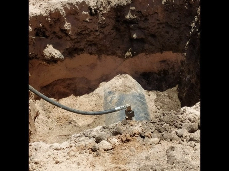 Toma clandestina de combustible detectada en Hidalgo. Foto cortesía FGR/ Archivo

