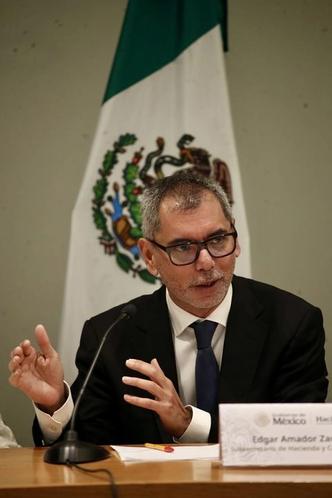 Édgar Amador Zamora, titular de la Secretaría de Hacienda y Crédito Público. Foto  