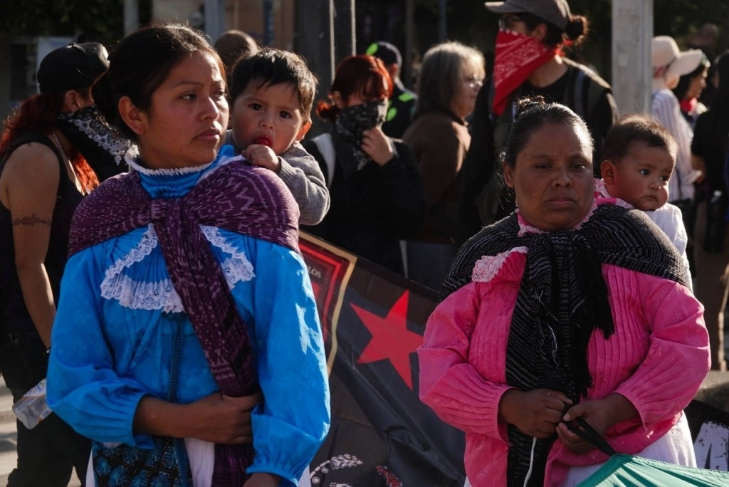 El subcomandante Moisés añadió que “no se permitirá la entrada a funcionarios municipales, estatales y federales de cualquier nivel”, al tiempo de informar que “en estos días les diremos del temario y el programa de participaciones”. Foto Cuartoscuro