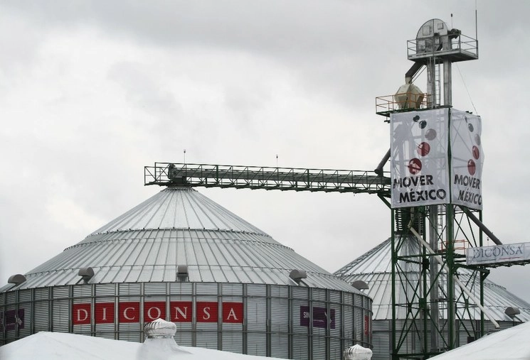Centro de distribución de granos de Diconsa, en Hidalgo. Foto Cuartoscuro