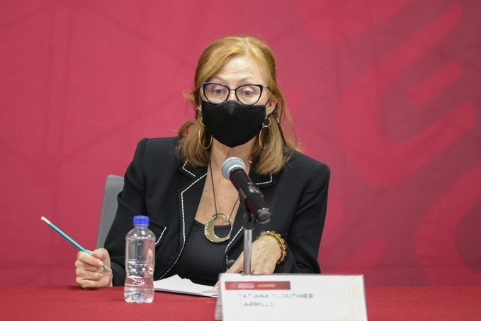 Tatiana Clouthier en imagen tomada de su cuenta de Twitter.