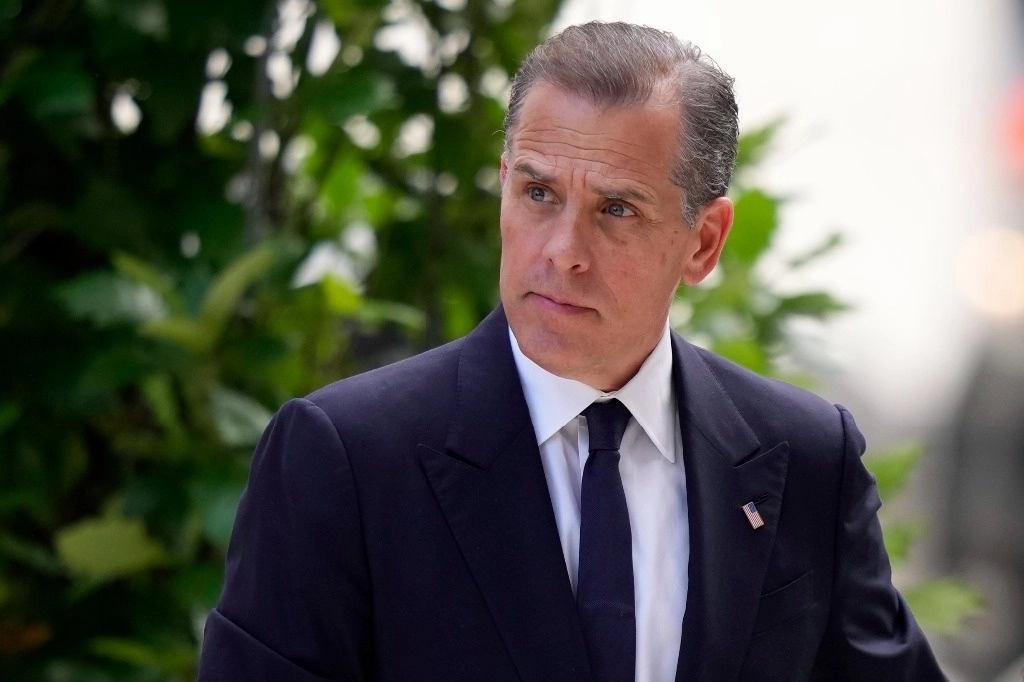 Hunter Biden a su llegada a la corte federal en Wilmington, Delaware, el 3 de junio de 2024. Foto Ap