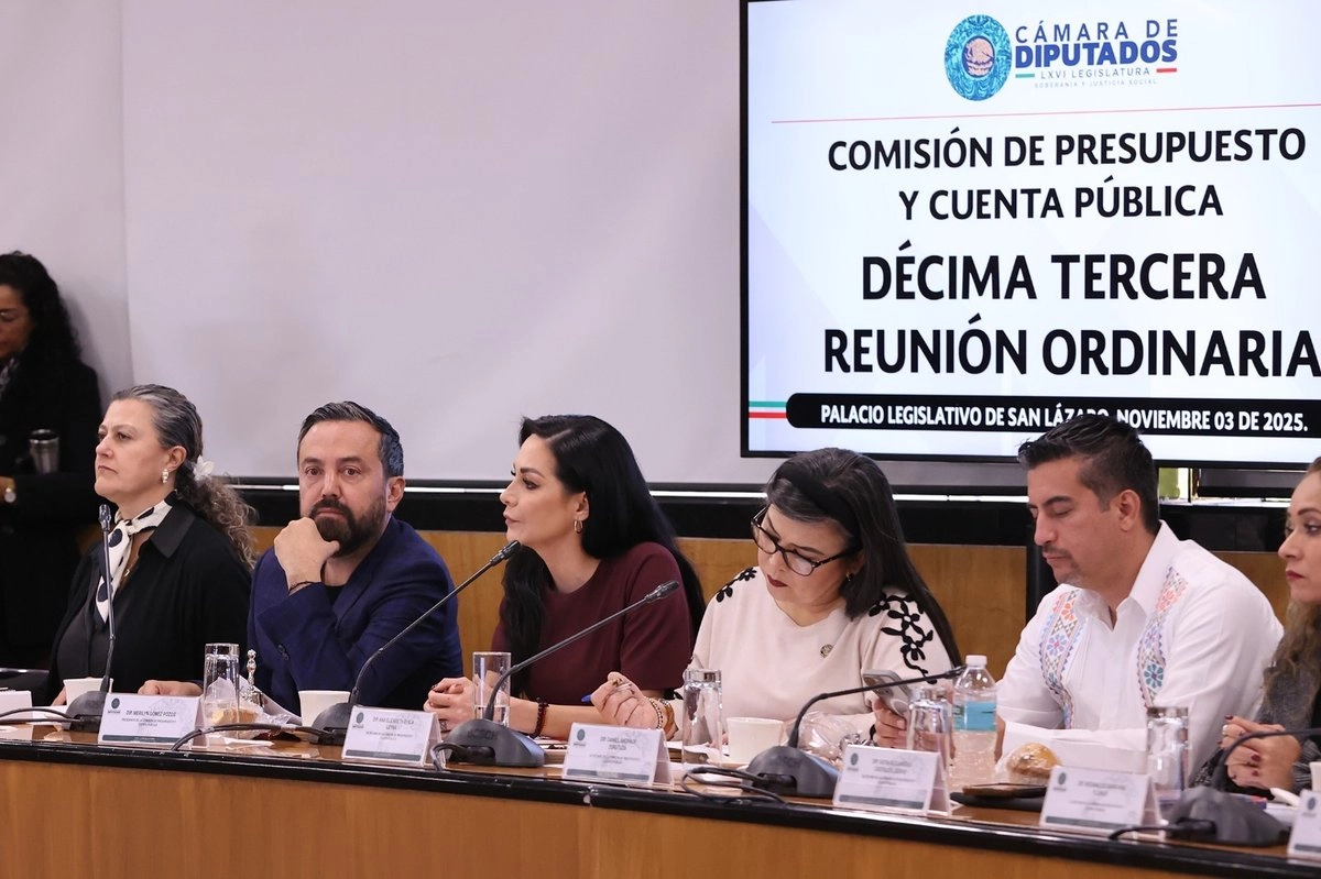 Sesión de la Comisión de Presupuesto y Cuenta Pública este 03 de noviembre de 2025. Foto 