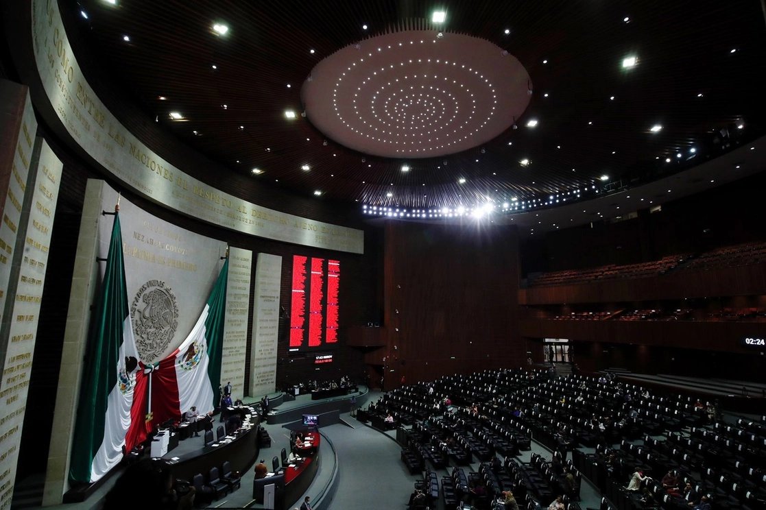 Sala de sesiones de la Cámara de Diputados este 09 de noviembre de 2021. Foto Cristina Rodríguez