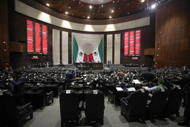 Sala de sesiones de la Cámara de Diputados. Foto José Antonio López