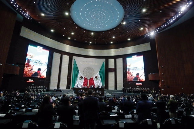 Sala de sesiones de la Cámara de Diputados el pasado 21 de octubre de 2021. Foto Cristina Rodríguez