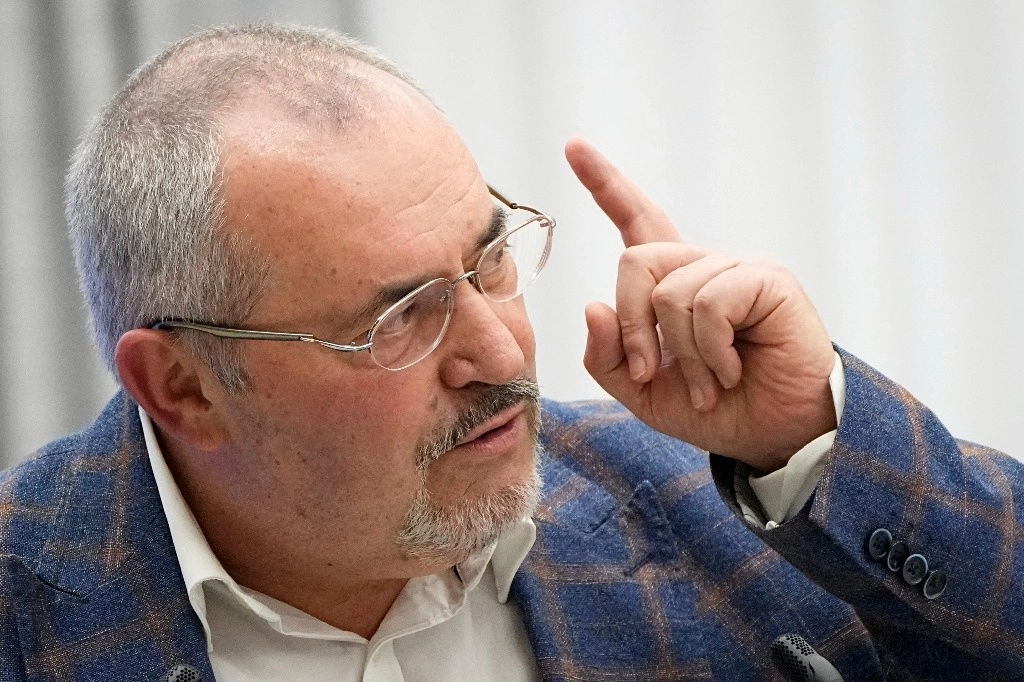 Boris Nadezhdin, sin ser abierto opositor al Kremlin, enarboló poco a poco un discurso que contrastó con la versión oficial sobre Ucrania, el 8 de febrero de 2024. Foto Ap 