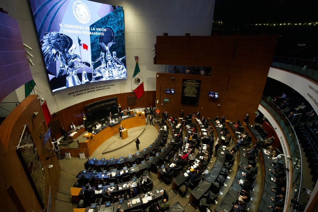 Sala de sesiones del Senado de la República en imagen de archivo. Foto 