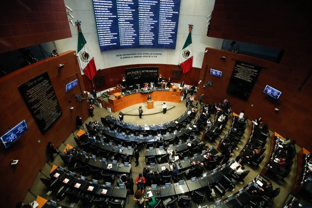 Sala de sesiones del Senado de la República este 22 de octubre de 2024. Foto Cristina Rodríguez