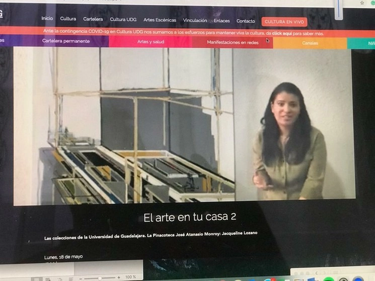 Captura de pantalla de "El arte en tu casa".