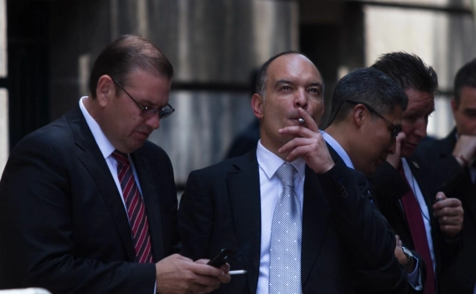El ex secretario particular de Miguel Ángel Mancera, durante su cargo como jefe de gobierno en la Ciudad de México compareció ayer ante el Ministerio Público. Foto Cuartoscuro