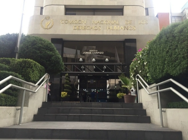 Sede de la Comisión Nacional de Derechos Humanos, en la CDMX. Foto Guillermo Sologuren / archivo 
