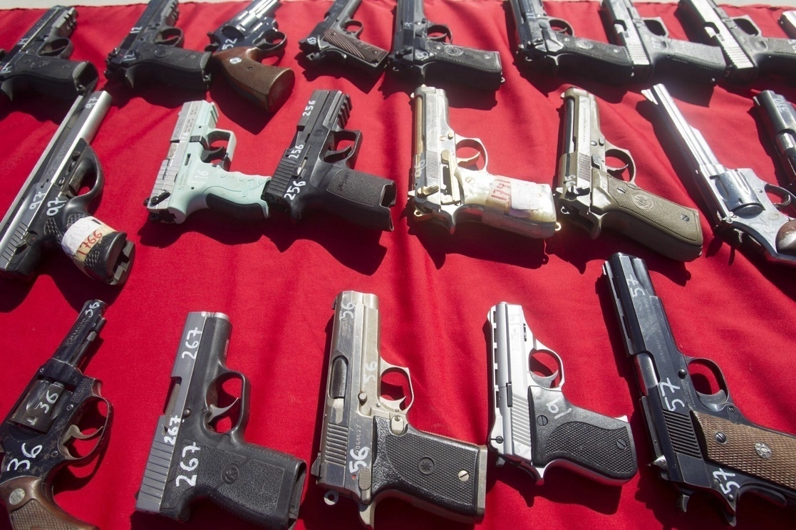 Armas de diversos calibres. Foto Cuartoscuro / Archivo