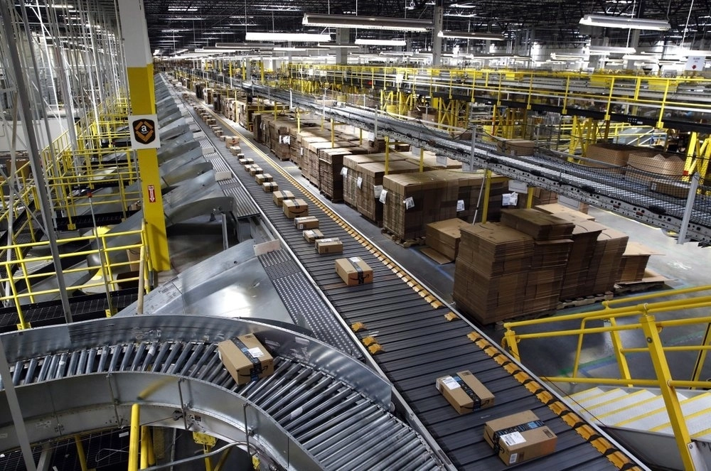 Un centro logístico de Amazon en Baltimore, Estados Unidos. Foto Ap / archivo