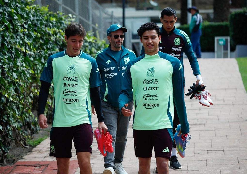 Mateo Chávez y Jeremy Márquez en el  Centro de Alto rendimiento de la Ciudad de México, el 29 de mayo de 2025. Foto
